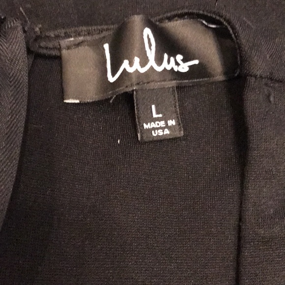 Lulus black large sexy mini dress - Picture 4 of 7